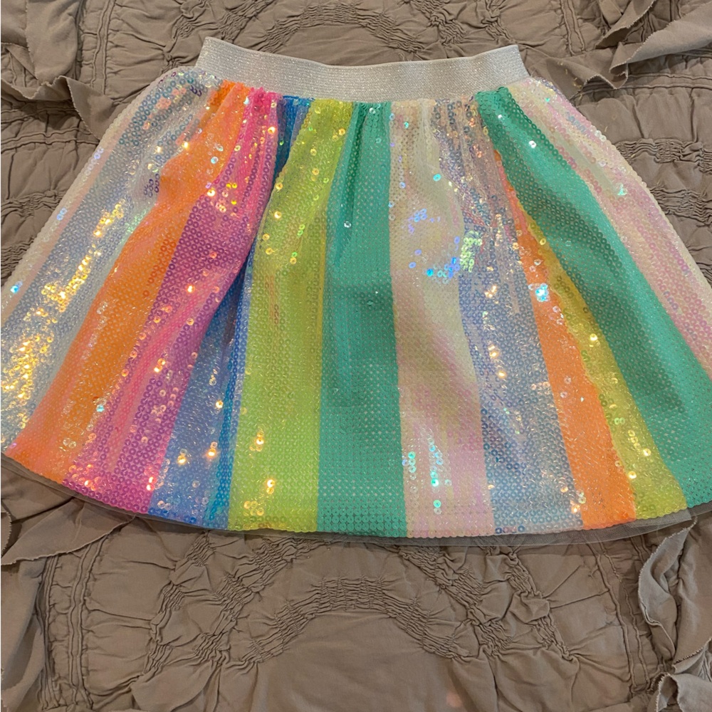 Lola and the Boys sequin skirt- super cute - Size 8. Excellent condition